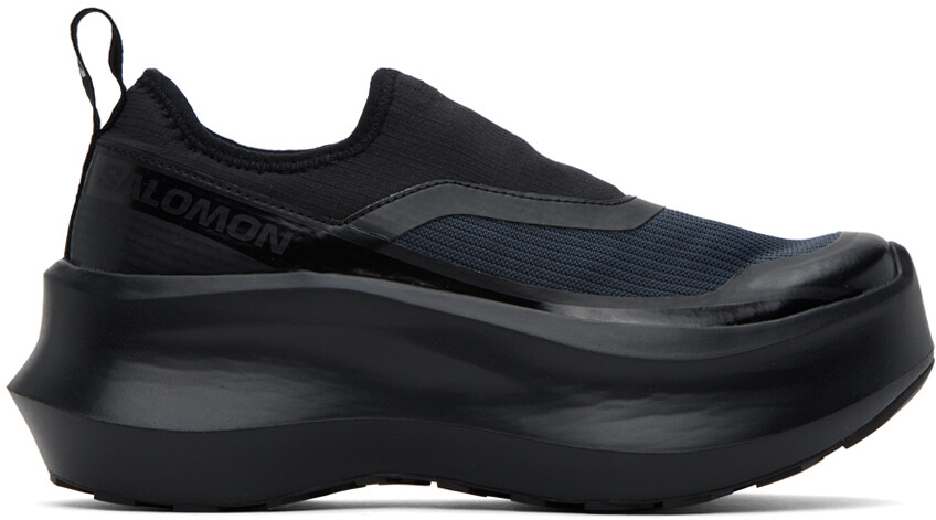 

Черные кроссовки без шнуровки на платформе Salomon Edition Comme Des Garcons