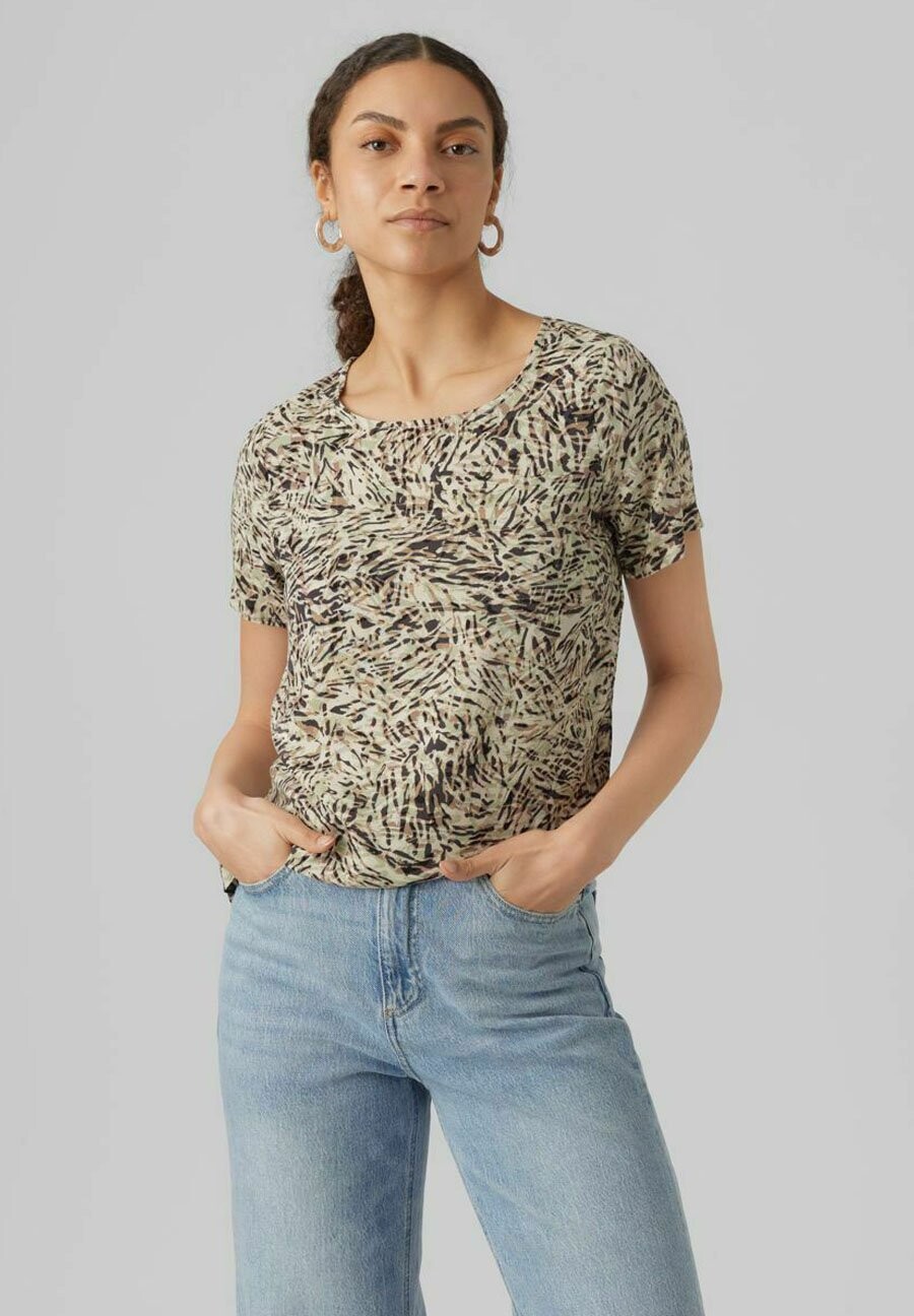 

Футболка с принтом Vero Moda, Серый
