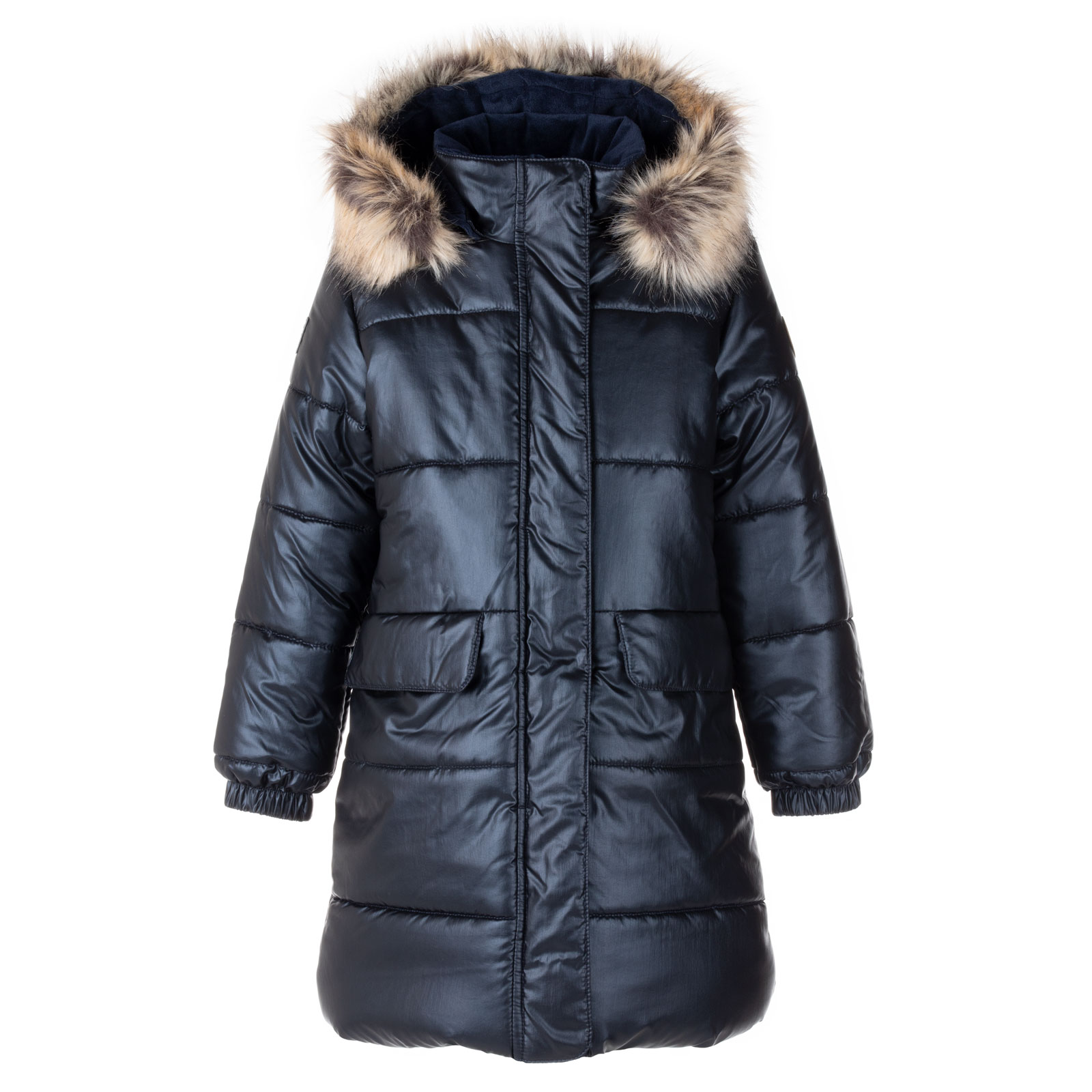 Пальто зимнее Lenne Lenna, темно-синий пальто amisu зимнее 40 размер