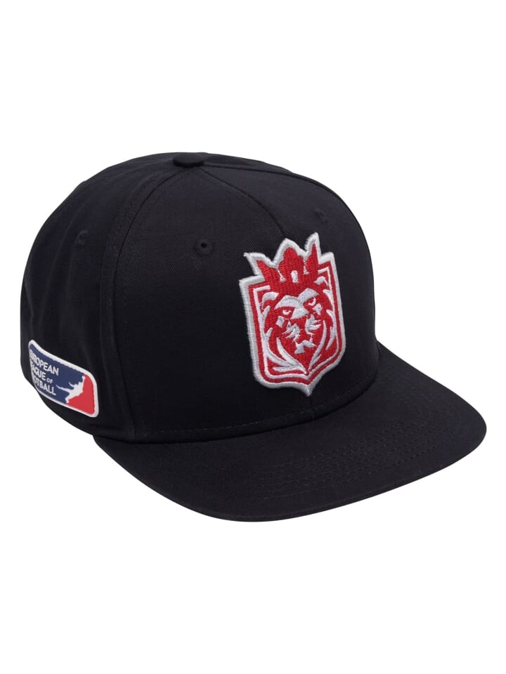 

Бейсболка DEF Snapback, цвет jet black/tomato