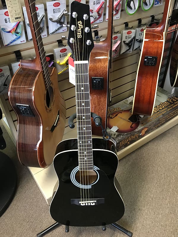 Акустическая гитара Stagg SA20D Black 3/4 Acoustic Guitar
