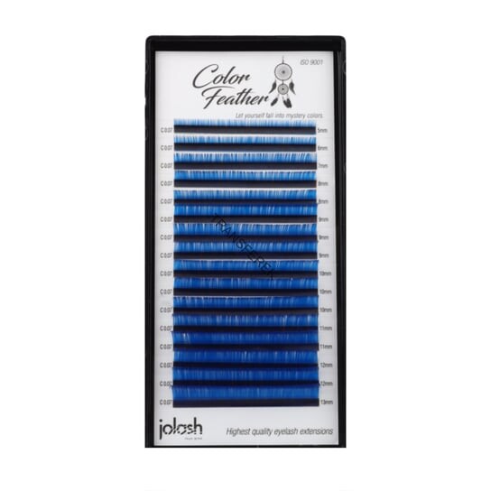 

Ресницы Color True Blue Harmony C, 0,07 Микс Jolash