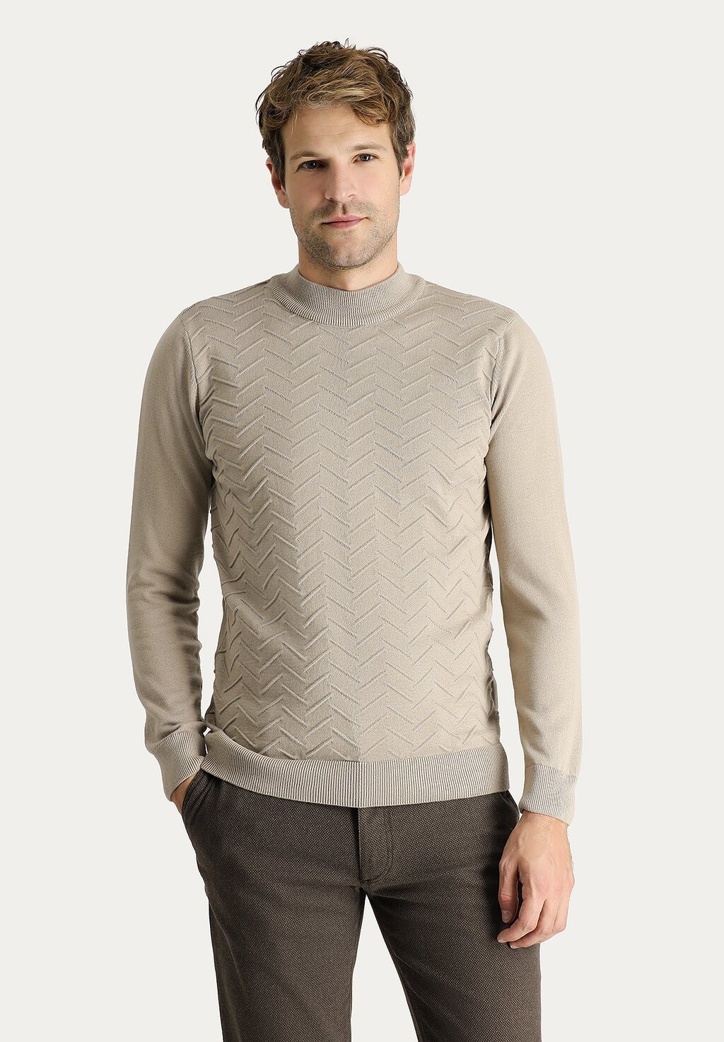 

Вязаный свитер REGULAR FIT ROLLKRAGEN Kigili, цвет medium mink