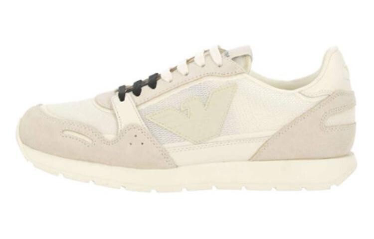 

Кроссовки EMPORIO ARMANI Lifestyle Shoes Men Low-top White/Gray, белый/серый