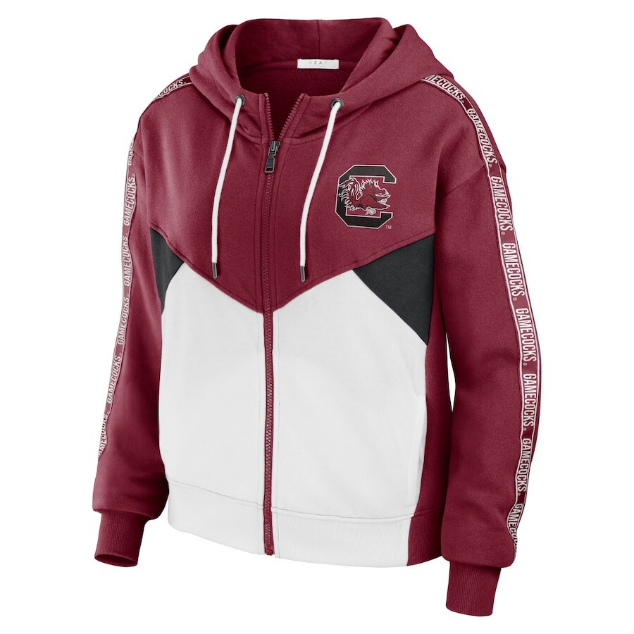 

Толстовка на молнии WEAR by Erin Andrews South Carolina Gamecocks, гранатовый