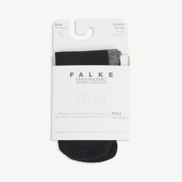 RU4 Невидимые тканые носки Falke Ergonomic Sport System, черный