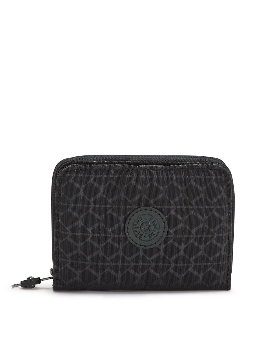 

Женский кошелек с Rfid-защитой черного цвета на молнии Kipling, черный