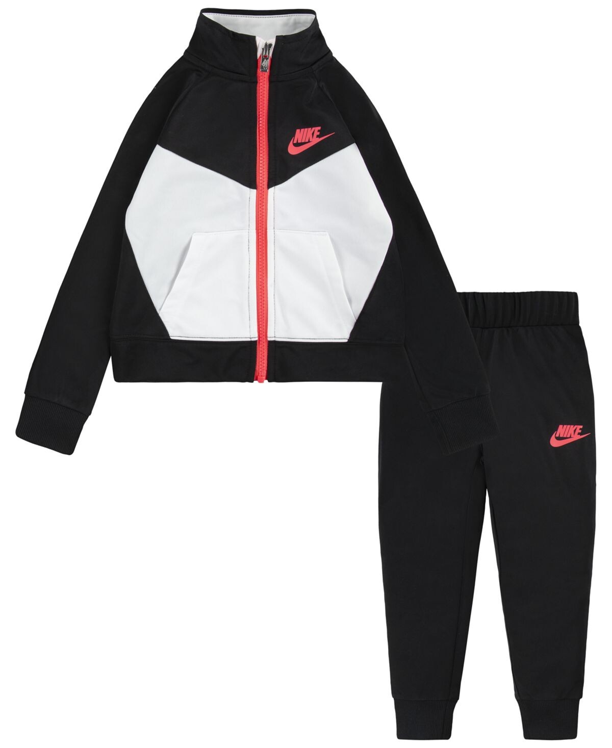 

Трикотажная куртка и штаны для маленьких девочек, комплект из 2 предметов Nike