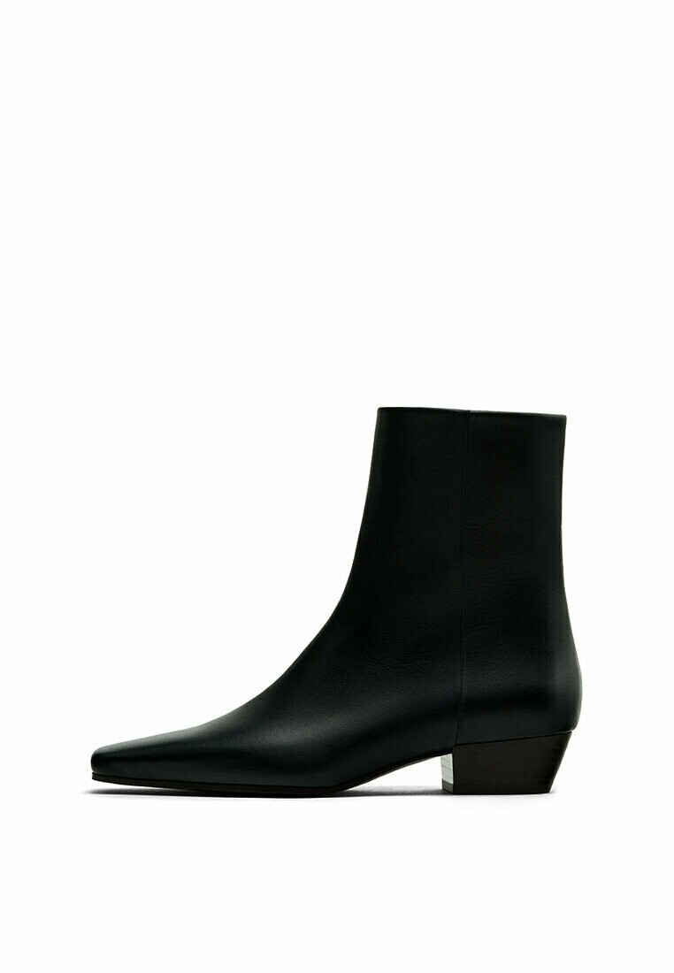 

Классические ботильоны Massimo Dutti, цвет black