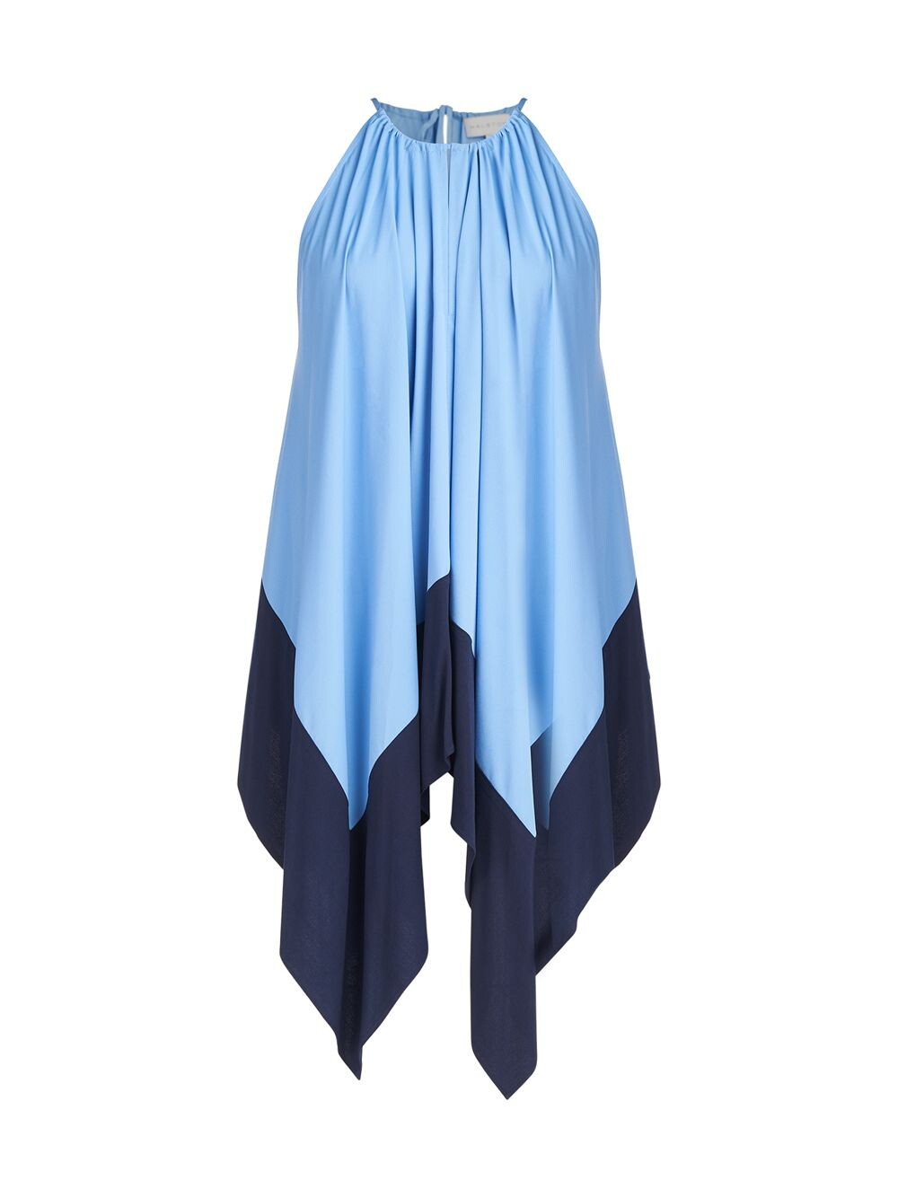 

Топ Kavita с платком на бретелях Halston, синий
