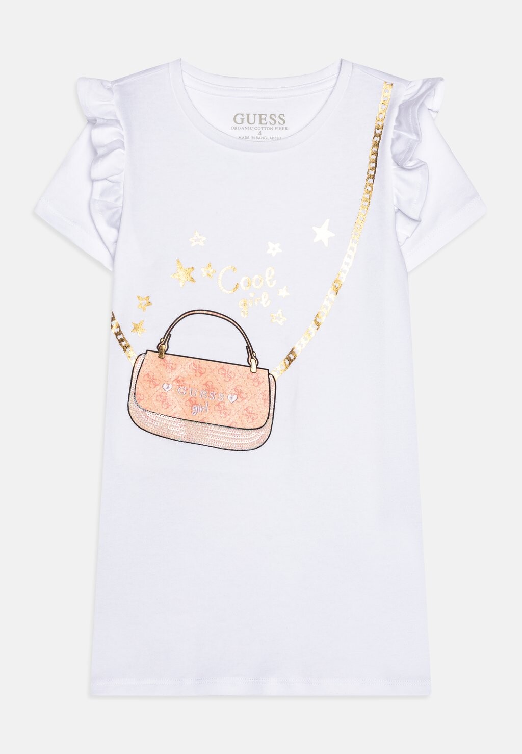 

Платье из джерси Toddler Dress Guess, цвет pure white