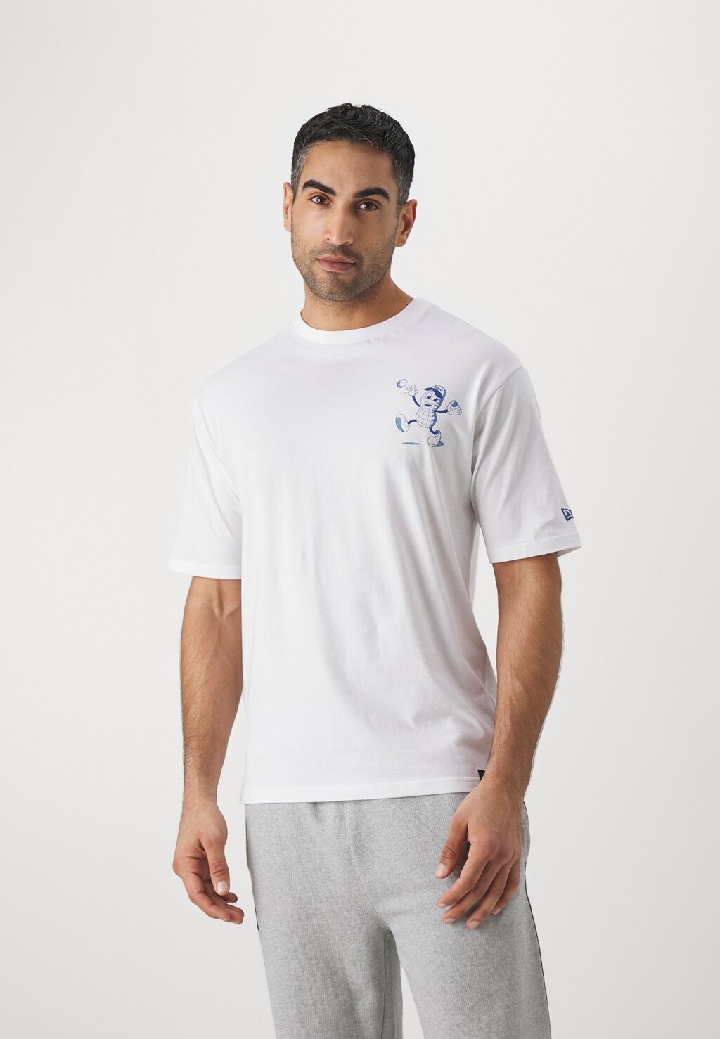 

Team Mlb Los Angeles Dodgers Food Graphic Tee New Era, цвет white/navy