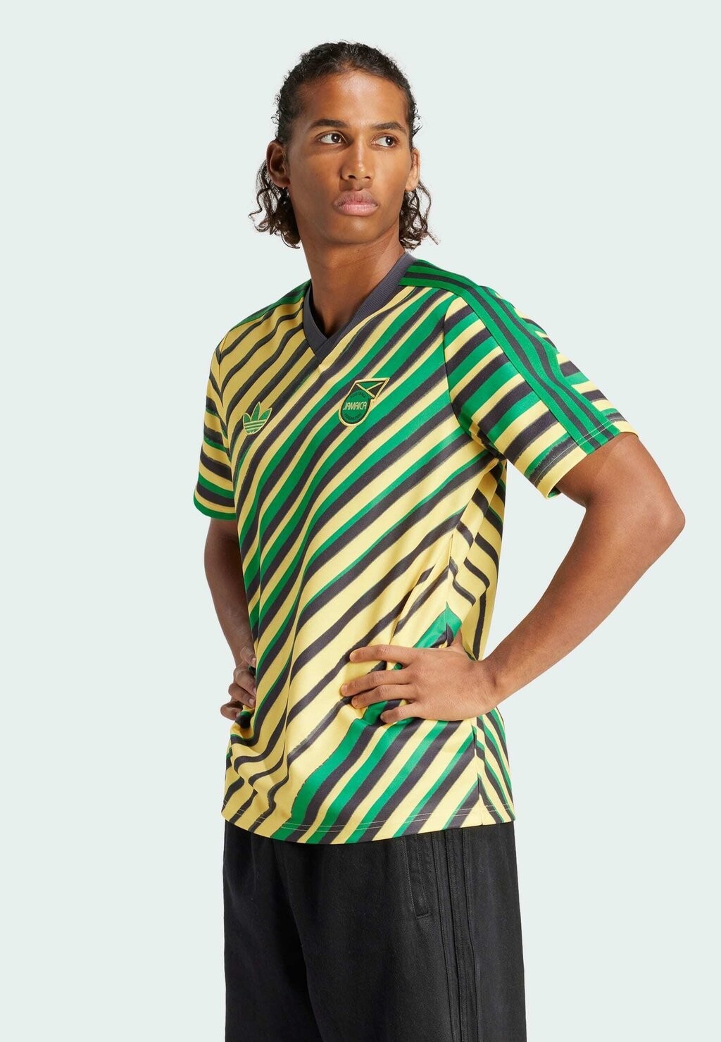 

Спортивная футболка JAMAICA JFF OG adidas Originals, цвет spring yellow
