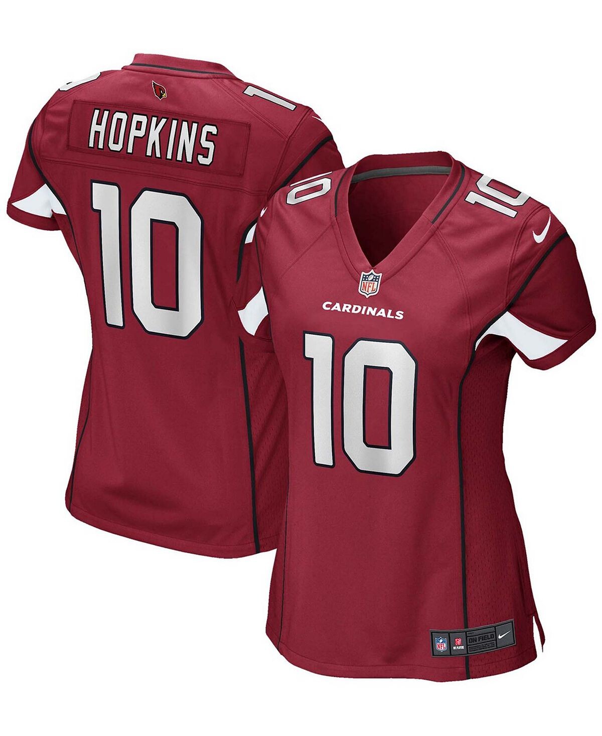 Женская майка игрока DeAndre Hopkins Cardinal Arizona Cardinals Game Player Nike