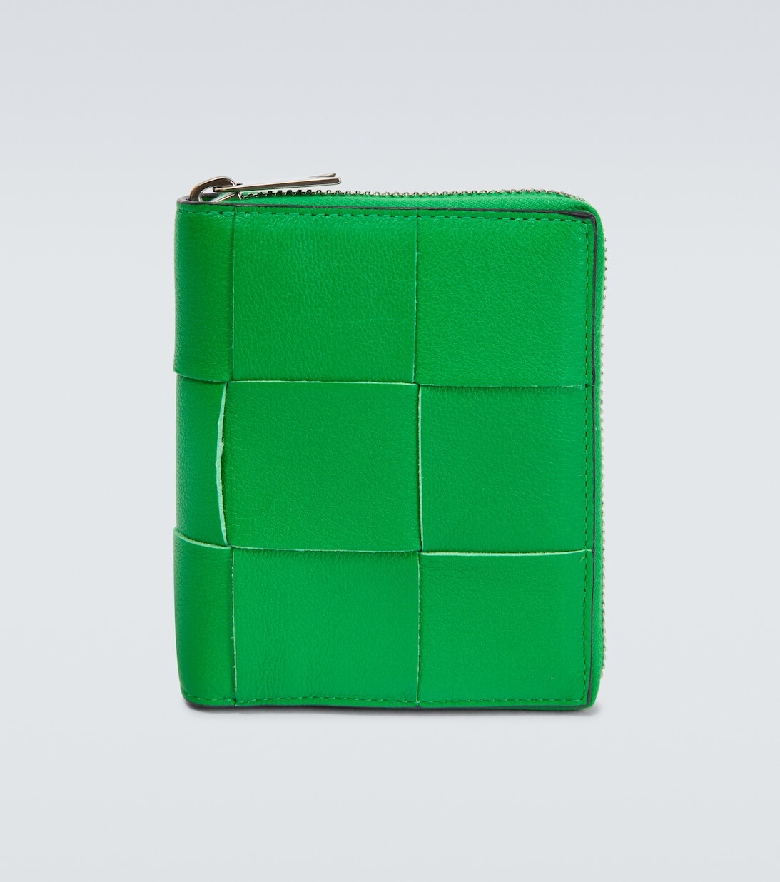 

Кожаный кошелек Intreccio Bottega Veneta, зеленый
