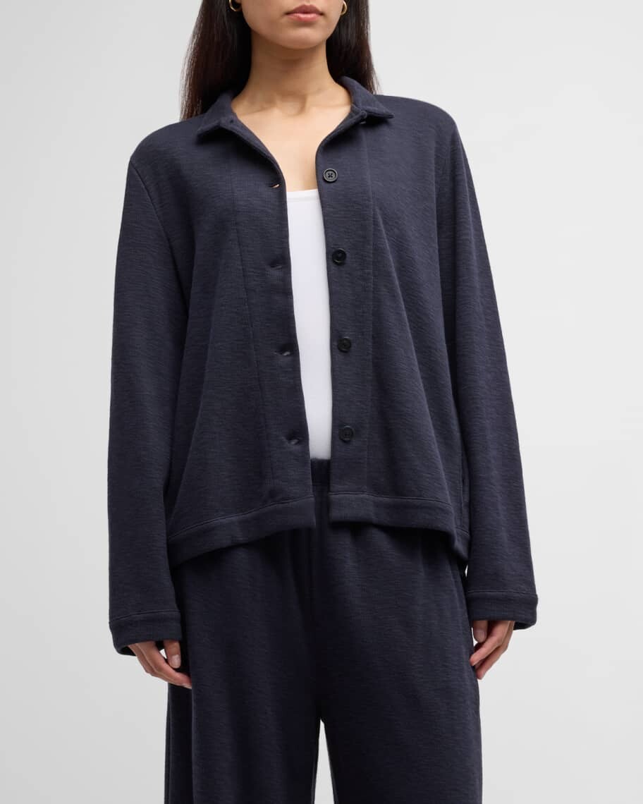 

Куртка Slubby на пуговицах Eileen Fisher, Черный