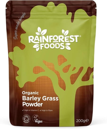 Rainforest Foods, Порошок травы ячменя EKO - трава ячменя цена и фото