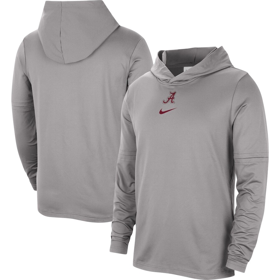 

Футболка с длинным рукавом Nike Alabama Crimson Tide, серый