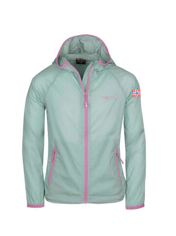 

Куртка Trollkids Windjacke Fjell, цвет Gletschergrün/Orchidee