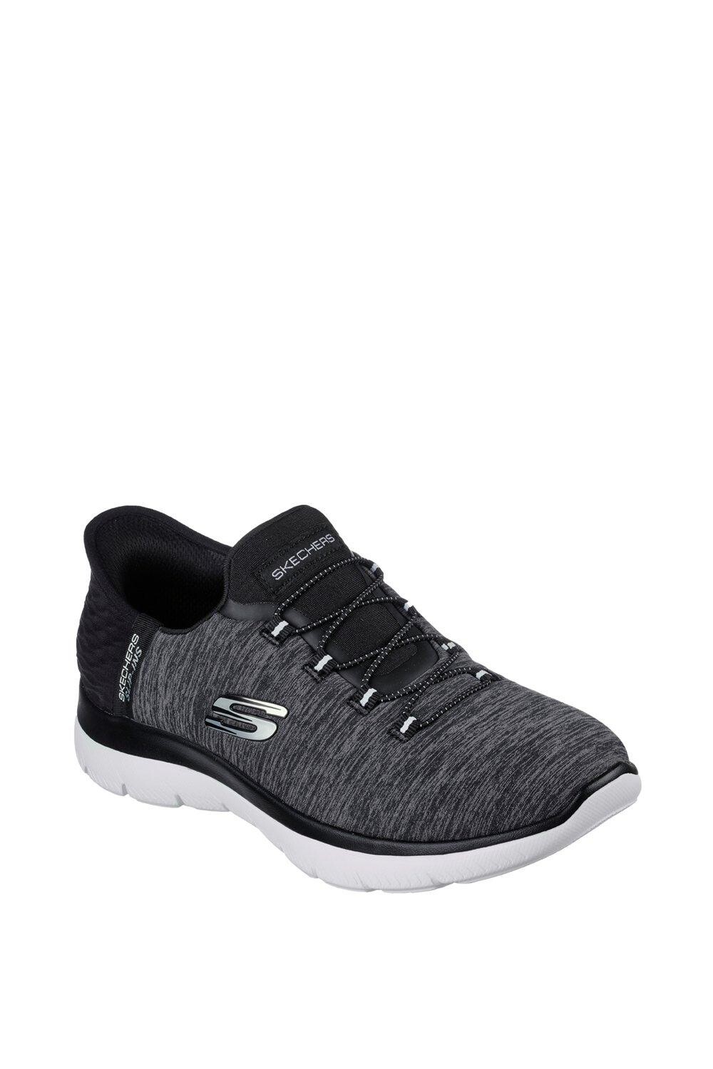 

Кроссовки Slip- Ins Summits Dazzling Haze Trainer Blk Debenhams, черный