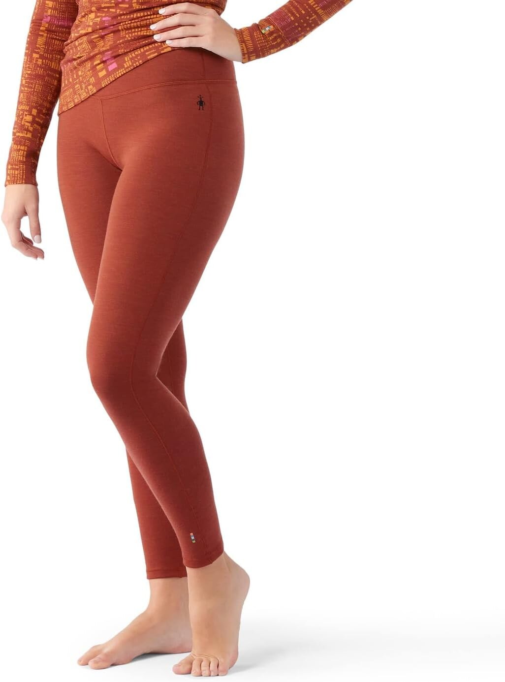 

Брюки Merino 250 Base Layer Bottoms Smartwool, цвет Pecan Brown Heather
