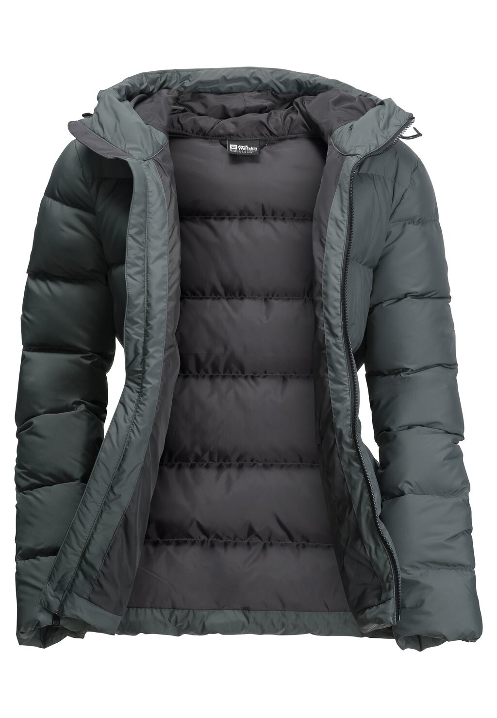 

Пуховик FROZEN PALACE Jack Wolfskin, серый