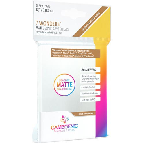 

Карточная игра Gamegenic Gamegenic Matte Sleeves: 7 Wonders (80)