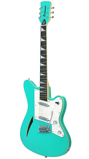 цена Электрогитара Eastwood MRG Series Surfcaster Bound Tone Chambered Body Bolt-on Neck 6-String Electric Guitar