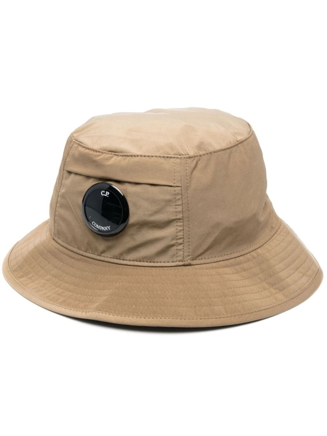 

C.P. Company панама с декором Lens, серый