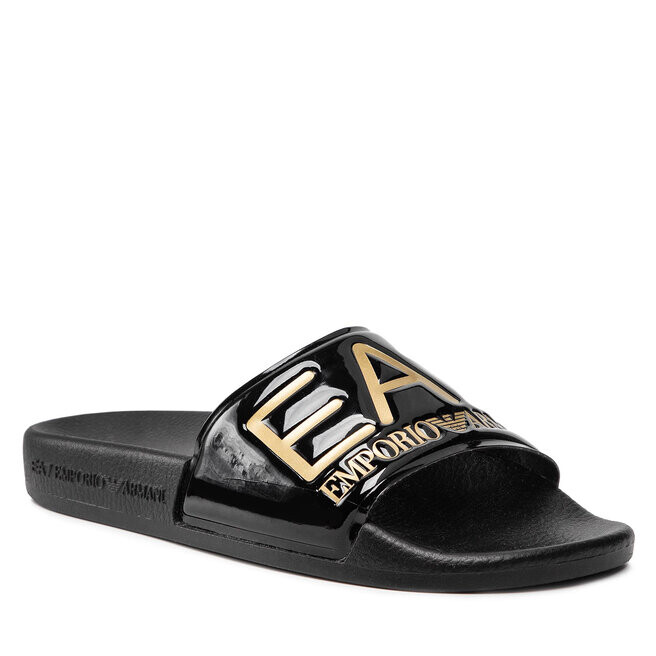 

Шлепанцы EA7 Emporio Armani, черный