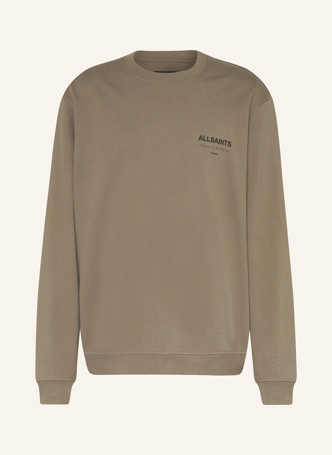 

Толстовка Underground Crew Allsaints, коричневый
