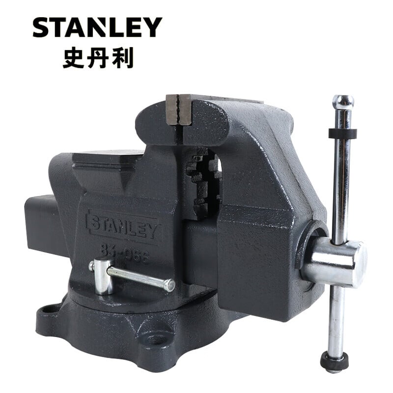 Stanley 83-066-2-23C MaxSteel сверхмощные настольные тиски, 4-дюймовые ремонтные зажимные клещи, фиксированные плоскогубцы для ремонта машин