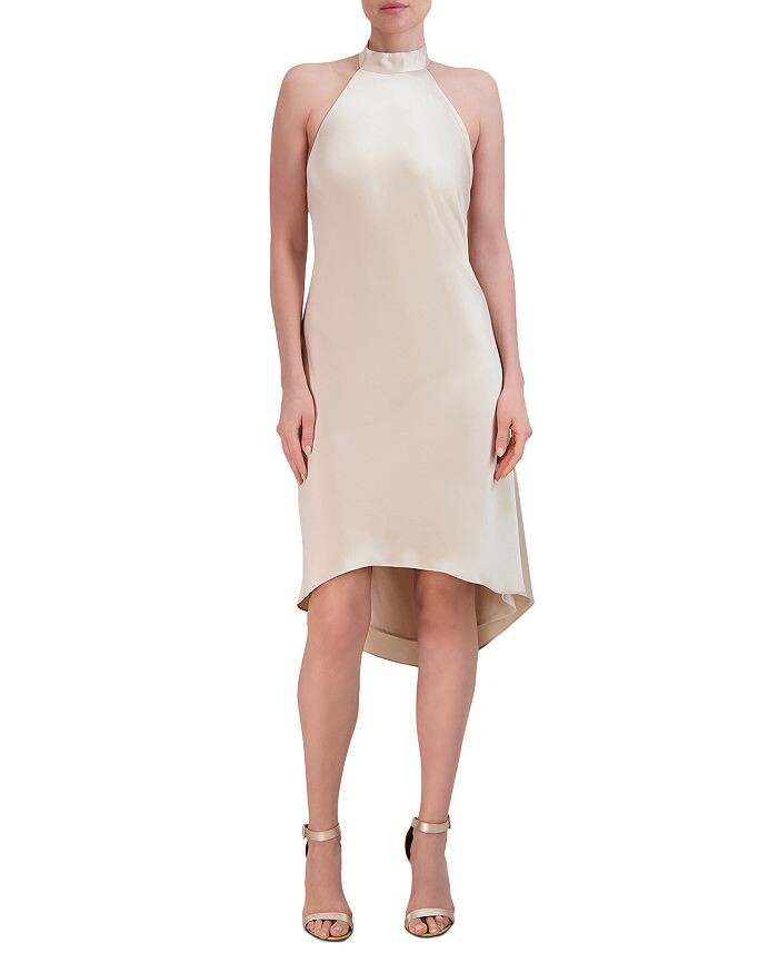 

Платье миди с вырезом халтер BCBGMAXAZRIA