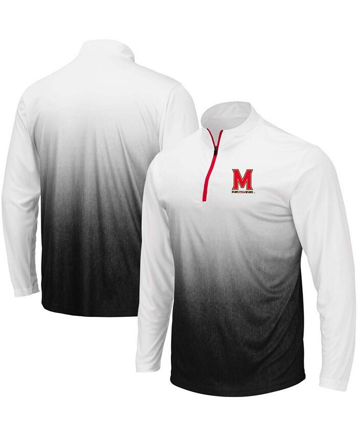 

Мужская серая куртка с молнией на четверть и логотипом Maryland Terrapins Magic Team Colosseum, серый