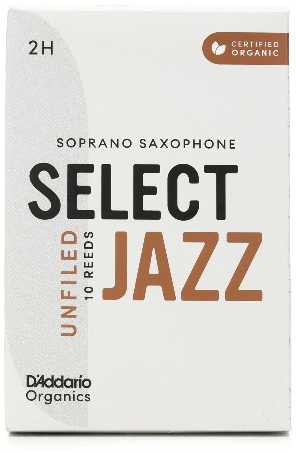 

D'Addario Organics Select Jazz Необработанные трости для саксофона сопрано — 2 жестких (10 шт. в упаковке)