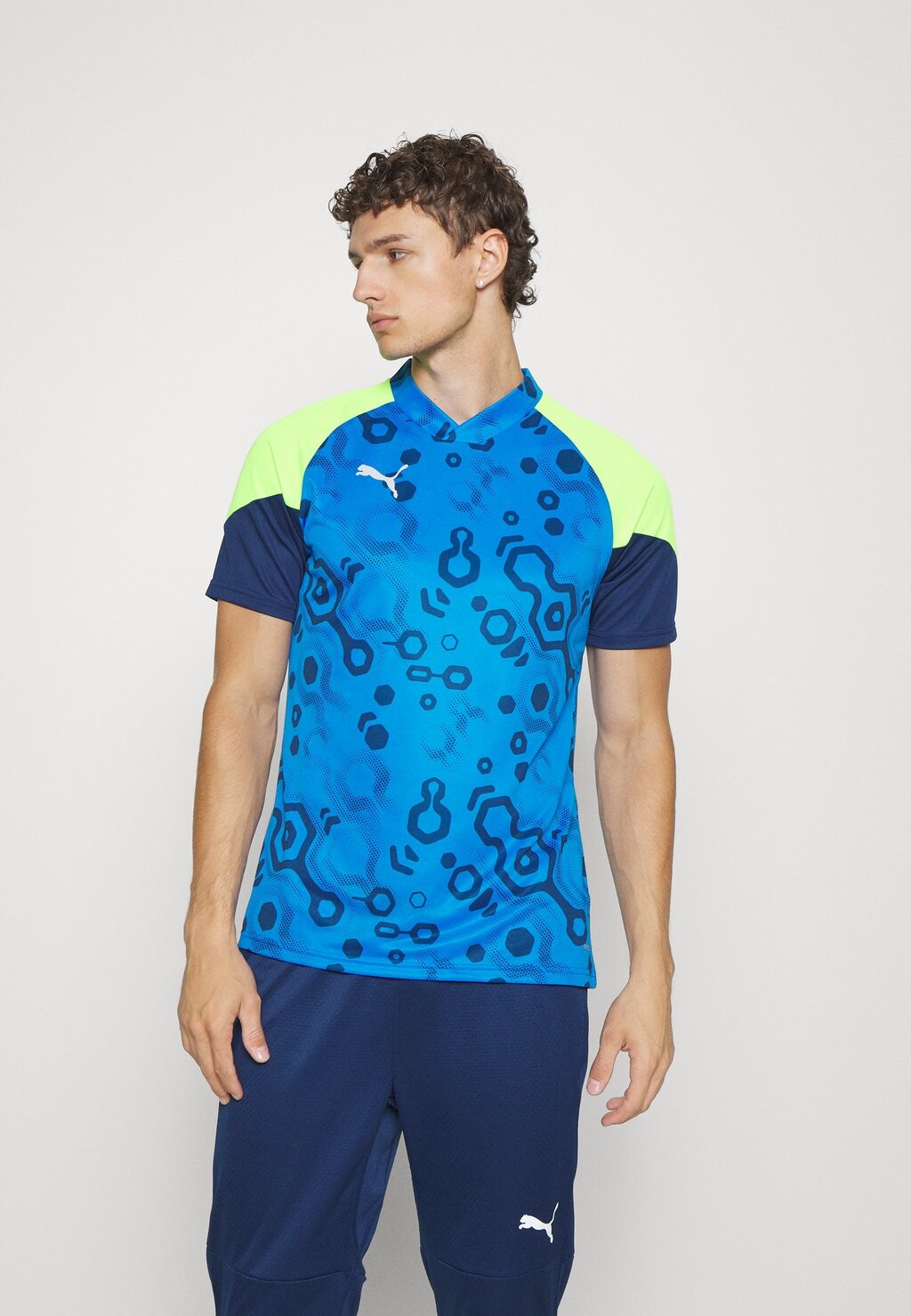 

Спортивная футболка ИНДИВИДУАЛЬНЫЙ КУБОК Puma, персидский синий/про зеленый