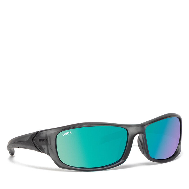 солнцезащитные очки uvex sportstyle 805 cv черный Солнцезащитные очки Uvex Sportstyle, черный/зеленый