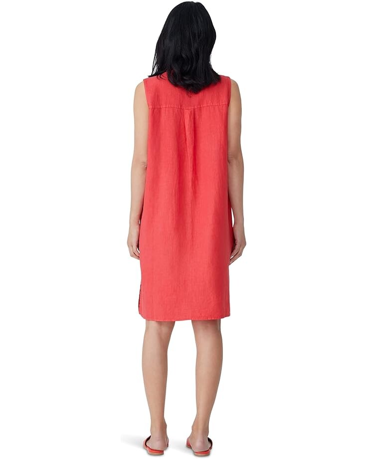 

Платье Eileen Fisher Petite Classic Collar Dress, цвет Grenadine