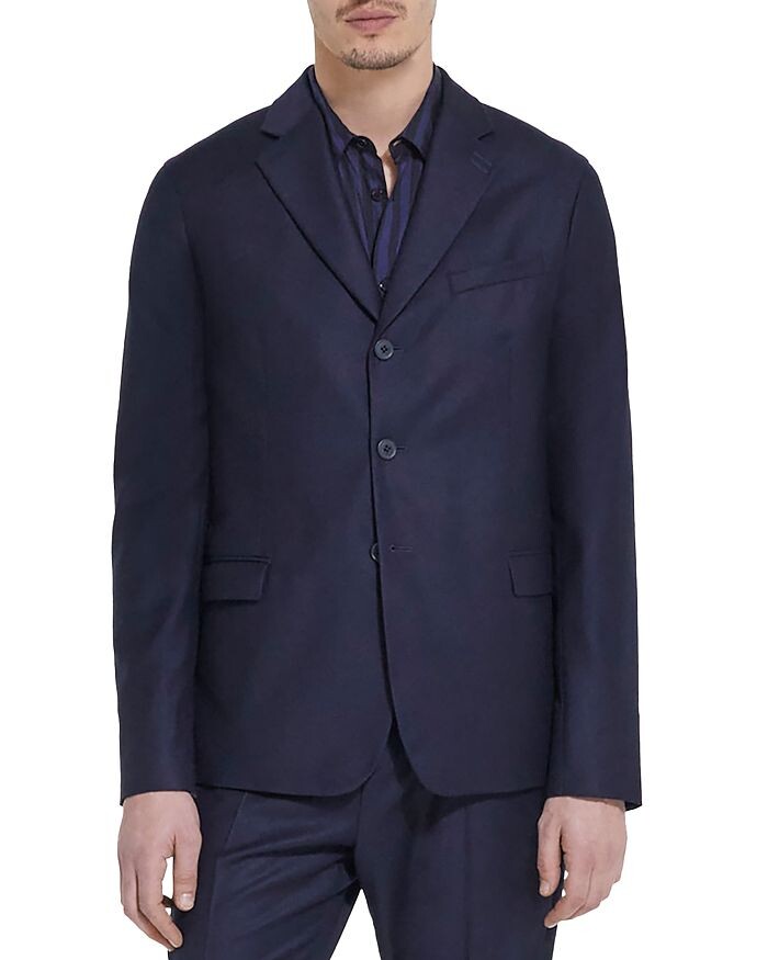 

Бордовый пиджак из шерстяной фланели The Kooples