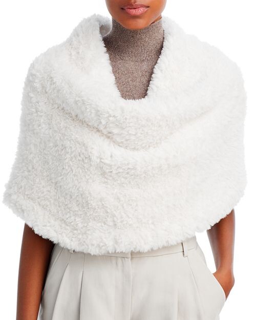 

Шикарный снуд из искусственного меха Echo, цвет Ivory/Cream