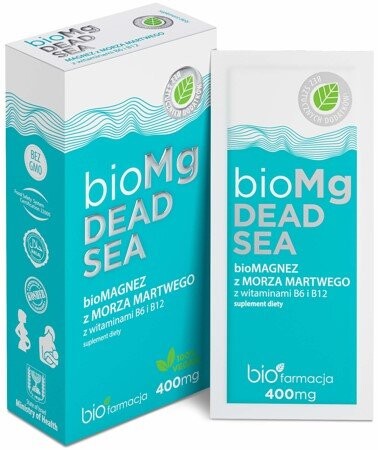 

bioMG DEAD SEA - Натуральный магний Мертвого моря, 7 пакетиков Biofarmacja