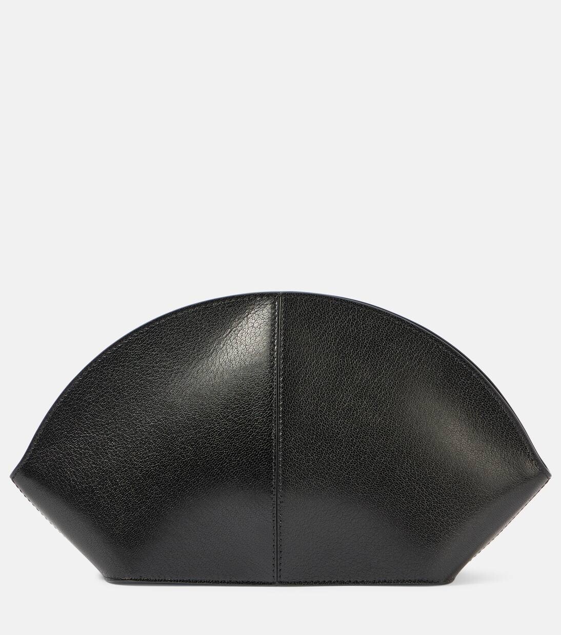 

Клатч из кожи Mel The Row, цвет black shg