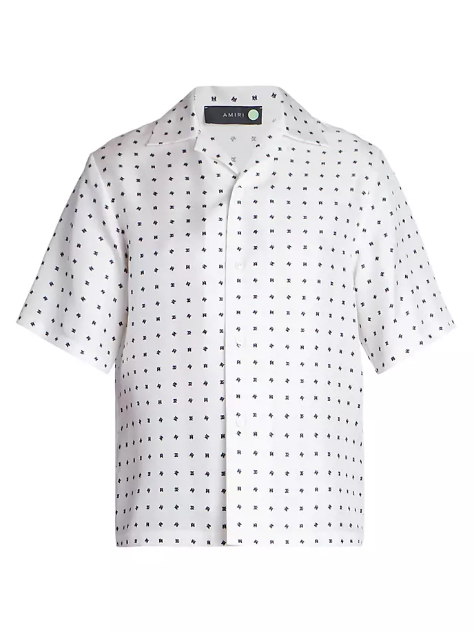 Шелковая рубашка Mix & Match Amiri, белый
