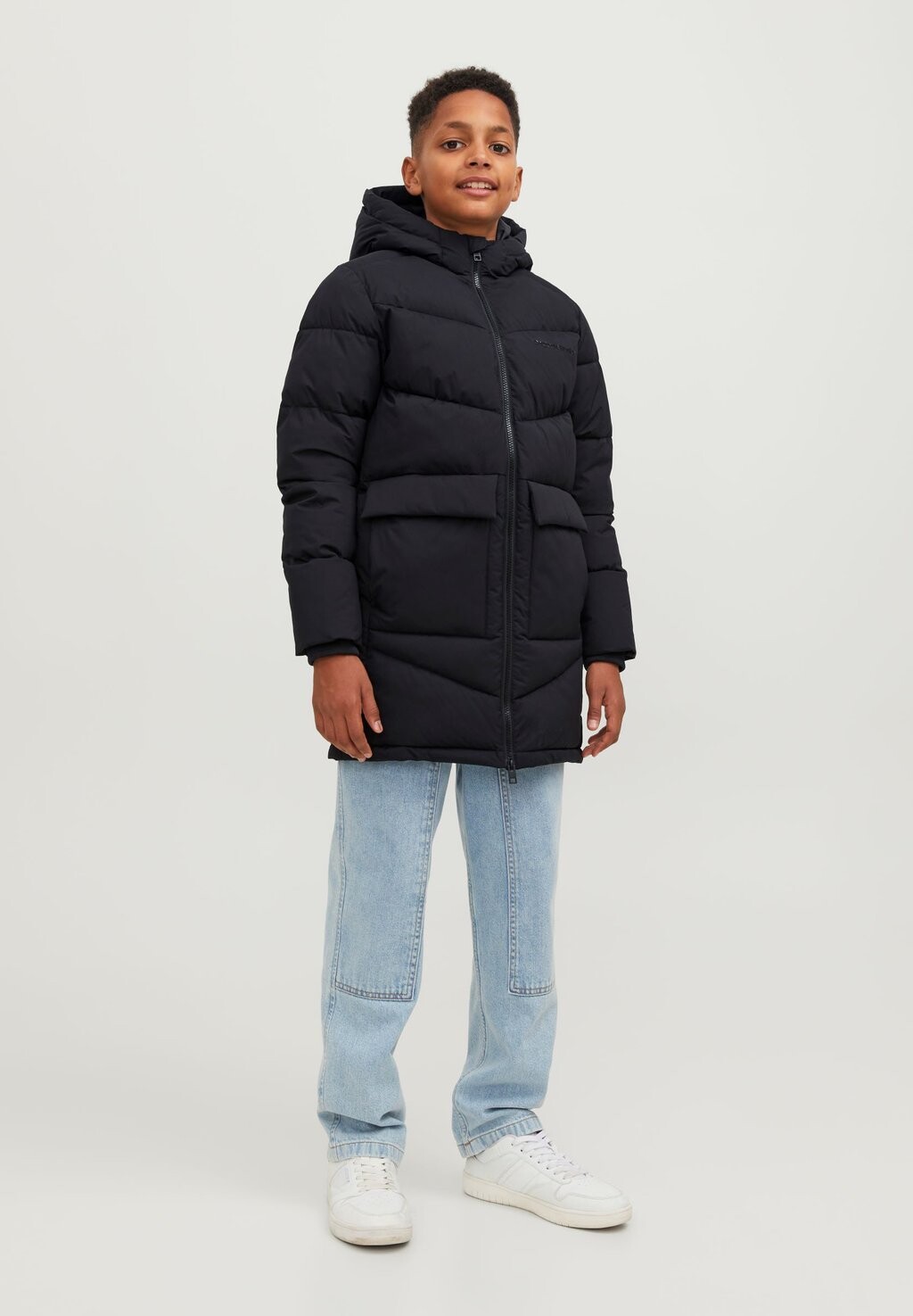 

Зимнее пальто Jack & Jones Junior, цвет black