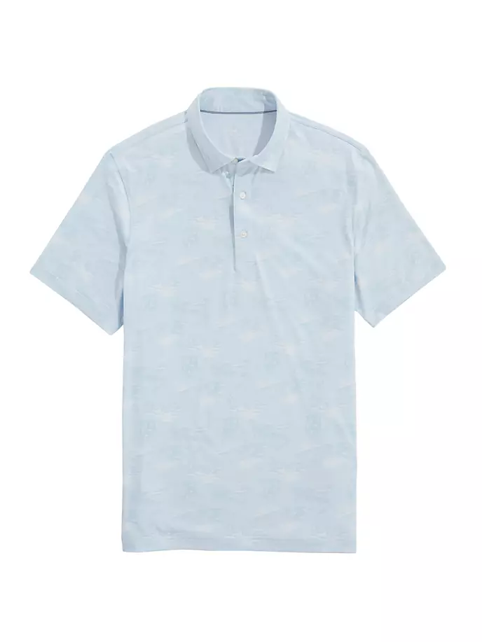 

Рубашка-поло Palmero Vineyard Vines, цвет ice water