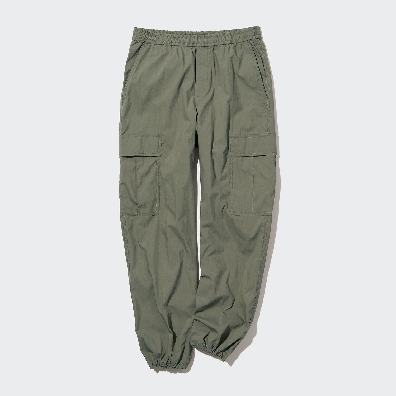 

Брюки-карго UNIQLO удлиненные , оливковый, Зеленый