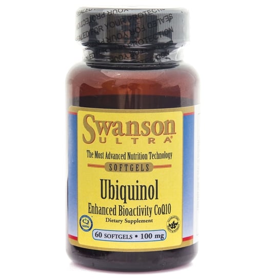 Убихинол Swanson, 100 мг, 60 капсул swanson убихинол 100 мг 60 мягких таблеток