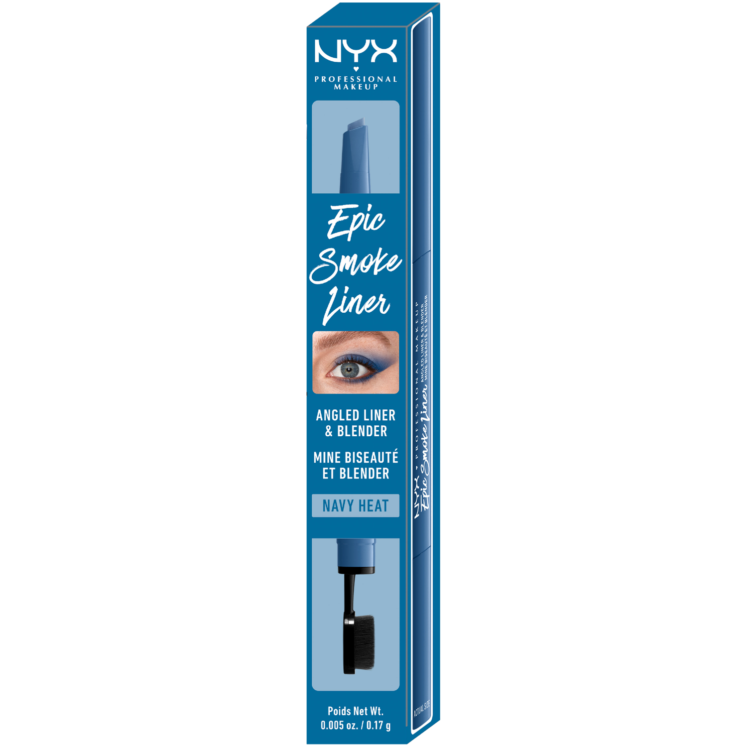 Подводка для глаз темно-синего цвета Nyx Professional Makeup Epic Smoke Liner, 0,17 гр