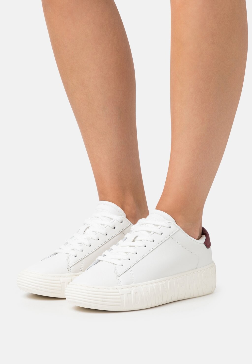 

Низкие кроссовки NEW CUPSOLE Tommy Jeans, белый/красный
