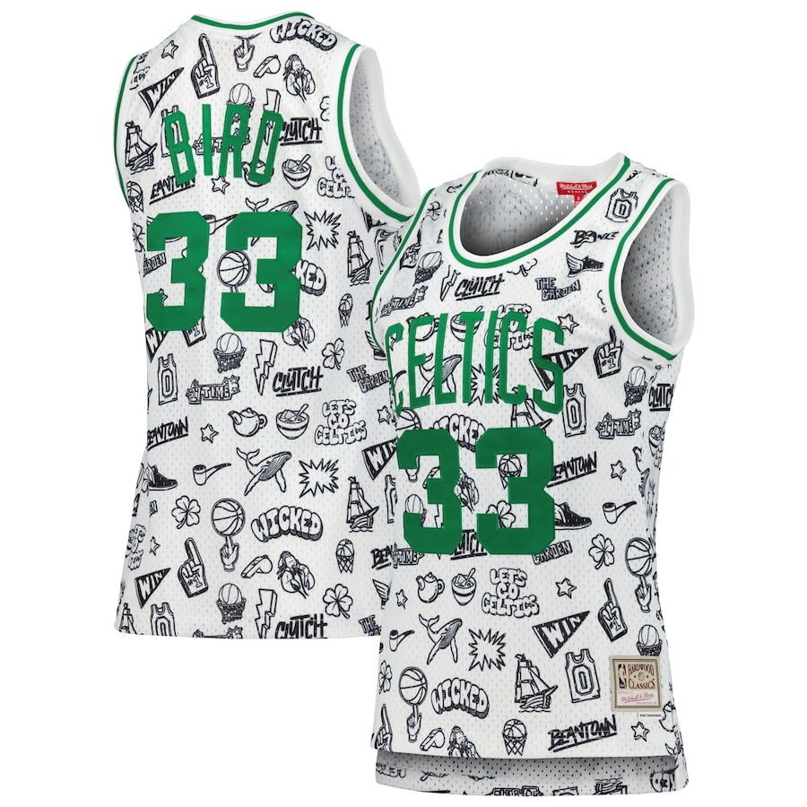 

Джерси Mitchell & Ness Boston Celtics, белый